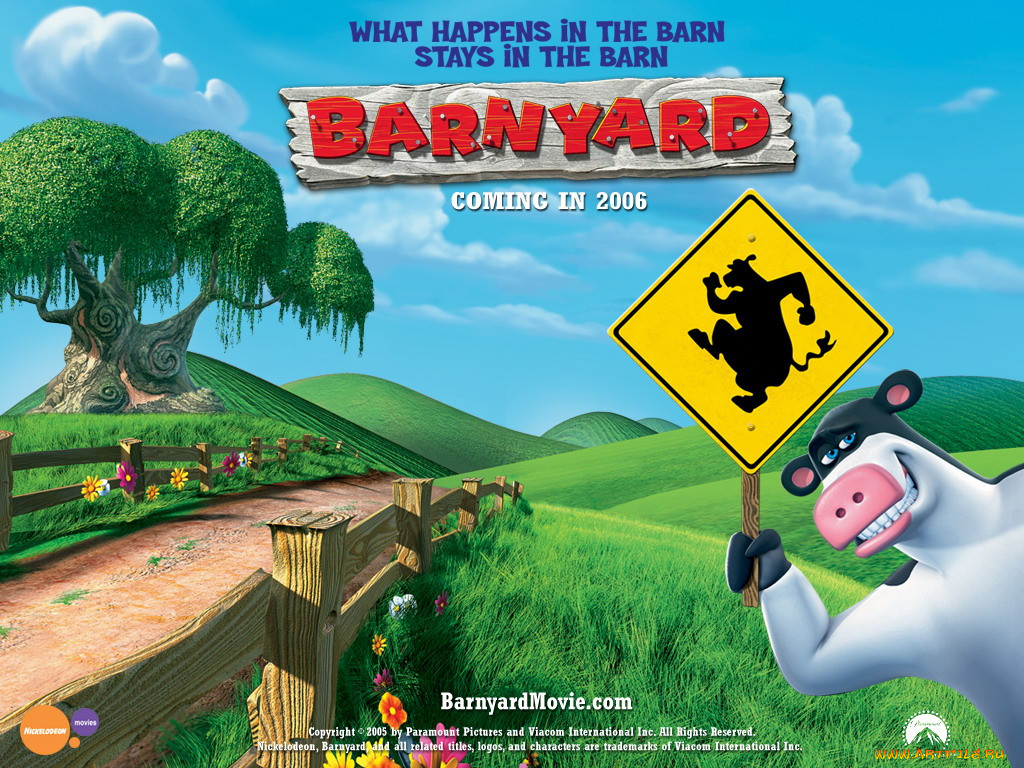 Обои Barnyard (2006) Мультфильмы Barnyard: The Original Party, обои для  рабочего стола, фотографии barnyard, 2006, мультфильмы, the, original,  party Обои для рабочего стола, скачать обои картинки заставки на рабочий  стол.